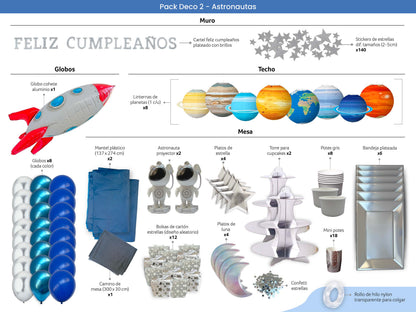 Packs Deco – Astronauta
