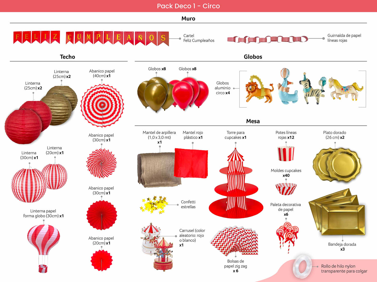 Packs Deco – Circo