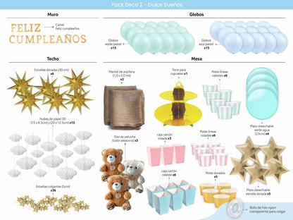 Packs Deco - Dulces Sueños