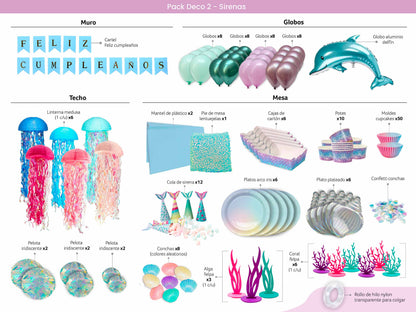 Packs Deco – Sirenas